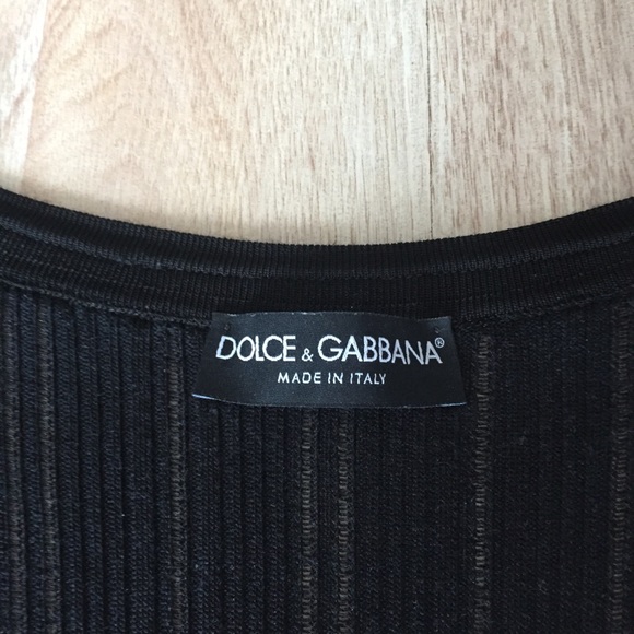 Dolce Gabbana Black T-Shirt Top Shirt . US 10 - Picture 6 of 7